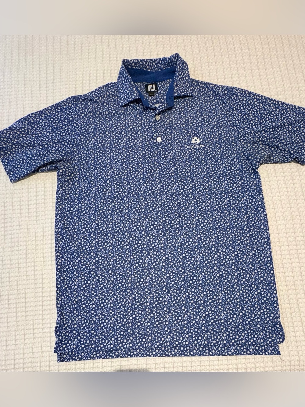 Footjoy Floral Print Golf Polo
